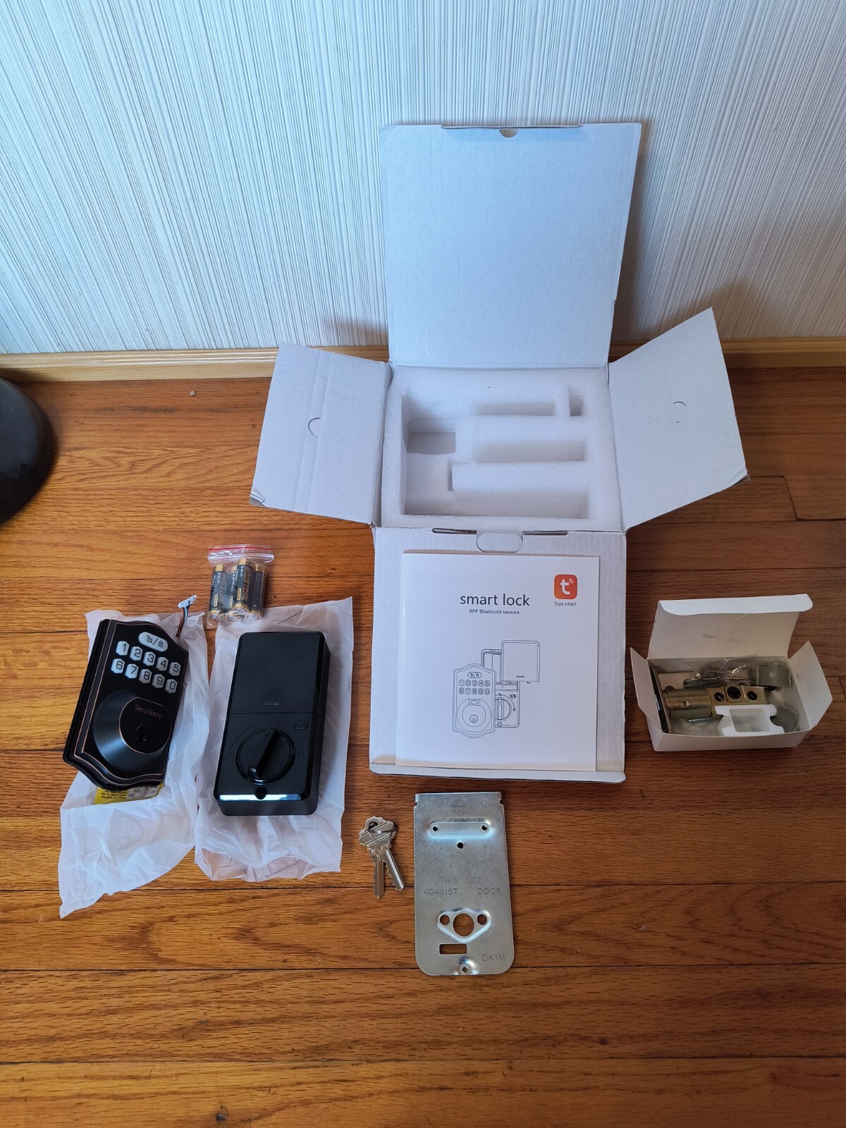 Fingerprint Door Lock Biometric Smart Lock APP Bluetooth Keyless Entry Deadbolt-image