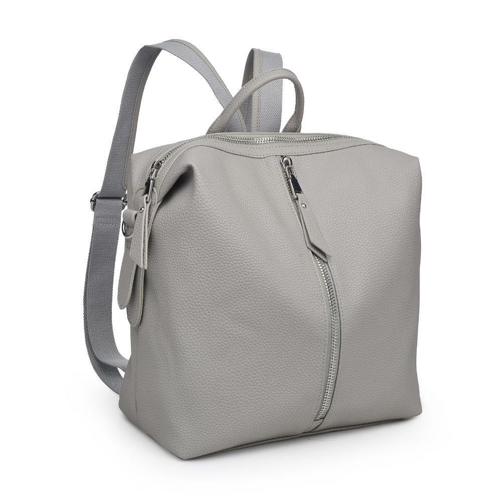Urban Expression X2105 Kenzie Gray Leather Backpack | eBay display picture 1