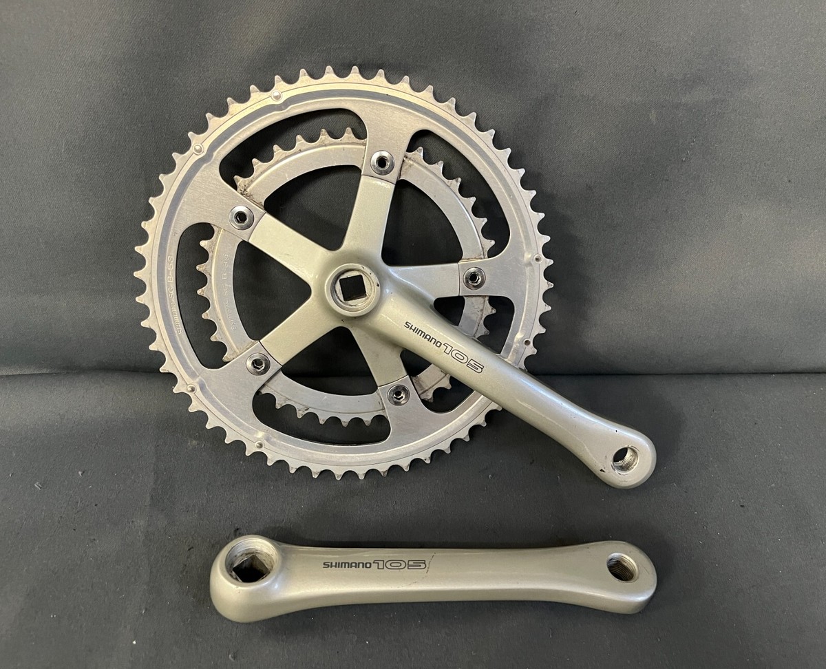 Shimano 105 FC-1056 Road Crankset 172.5mm 53/39t 130mm BCD Shimano 105 FC-1056 Road Crankset 172.5mm 53/39t 130mm BCD