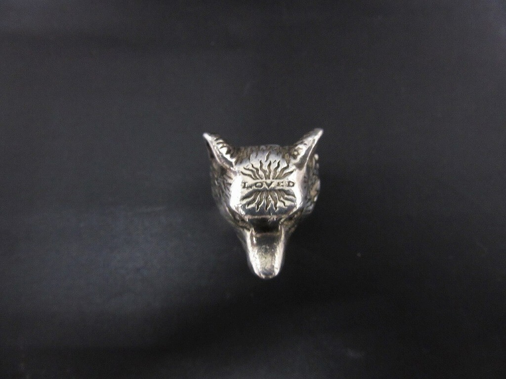 GUCCI Anger Forest Wolf Head Ring Men