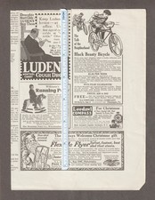 1916 RUNNING PONY Magazi AD~WILKINSON'S/Winchendon MA~VOLANTE FLEXIBLE/Santa Claus