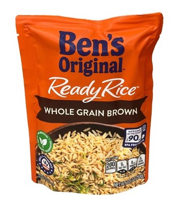 Ben's Original Whole Grain Brown Ready Rice, 8.8 Ounce Pouch, Exp. 11/2026