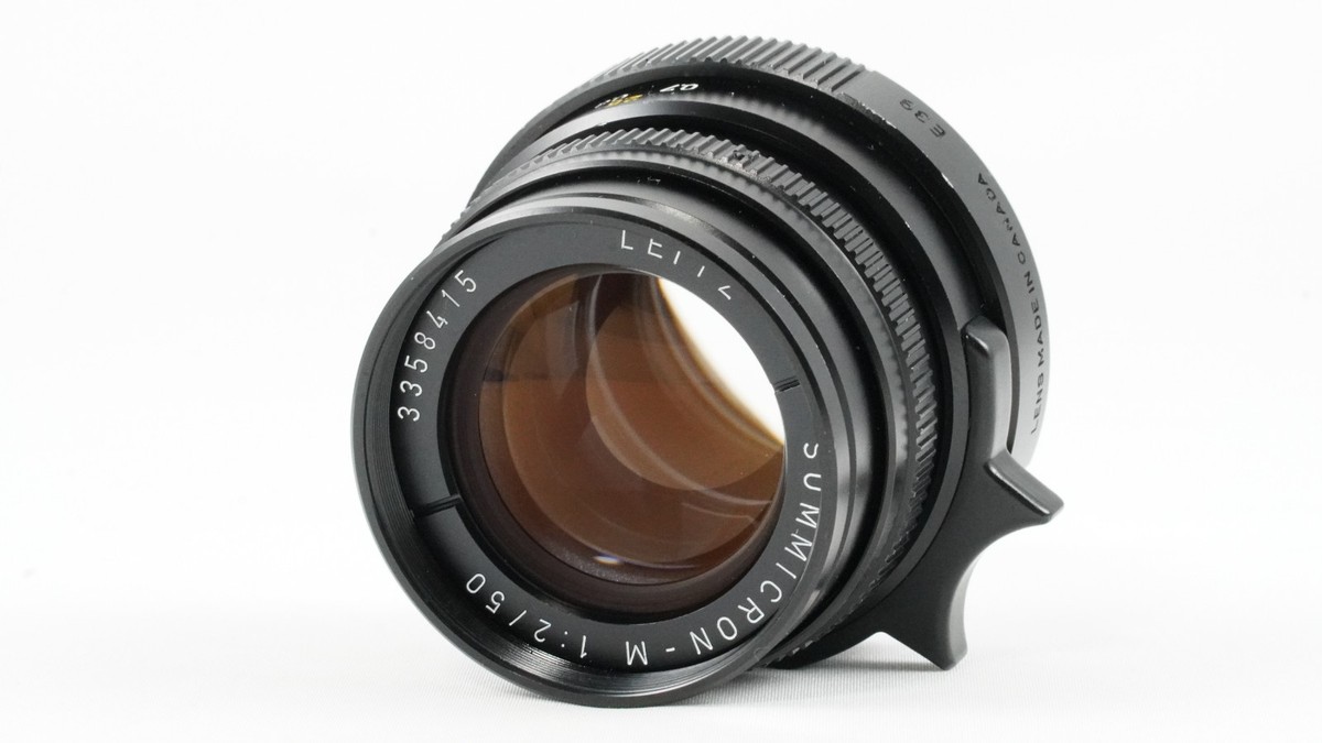 jchan Leica Summicron M50mm F2 3rd Leica Summicron M 50mm f/2 3rd Ver.3 V3 III Black Lens From JAPAN