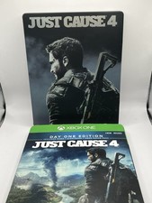 Just Cause 4 Day One Edition Steelbook Microsoft Xbox One XB1 Complete Tested