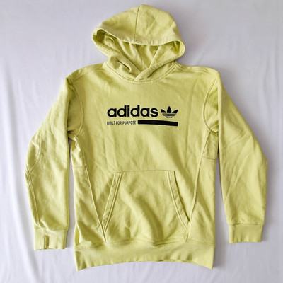 Adidas Originals Junior Sweatshirt 12-13 Jahre 158 Kapuze Gelb Logo