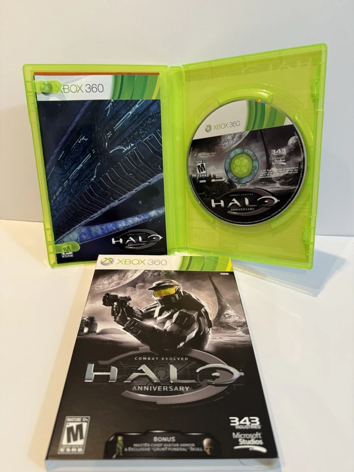 Lote De 5 Juegos Halo Xbox 360 - Aniversario, Halo 3, Halo 3 ODST, Halo 4, Reach Foto 3 de 4