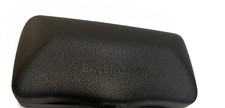 BALENCIAGA LARGE LEATHER SUNGLASSES CASE WITH POUCH BLACK NEW