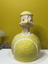 Vintage 1989 Enesco Eggbert Malcolm Bowmer Wimbleduck Money Box VGC