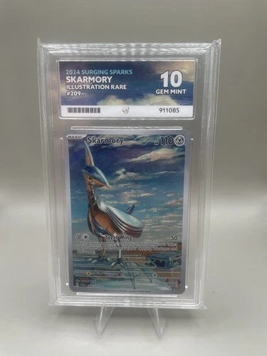 Pokémon TCG Skarmory Surging Sparks 209/191 Ace Gem Mint 10