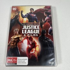 DC Justice League 6 Film Collection (DVD, 2020) REGION 4 PAL