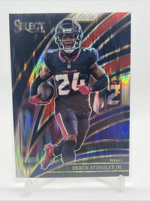 Derek Stingley Jr. 2025 Red And Blue Select Club Level #235 - Houston Texans