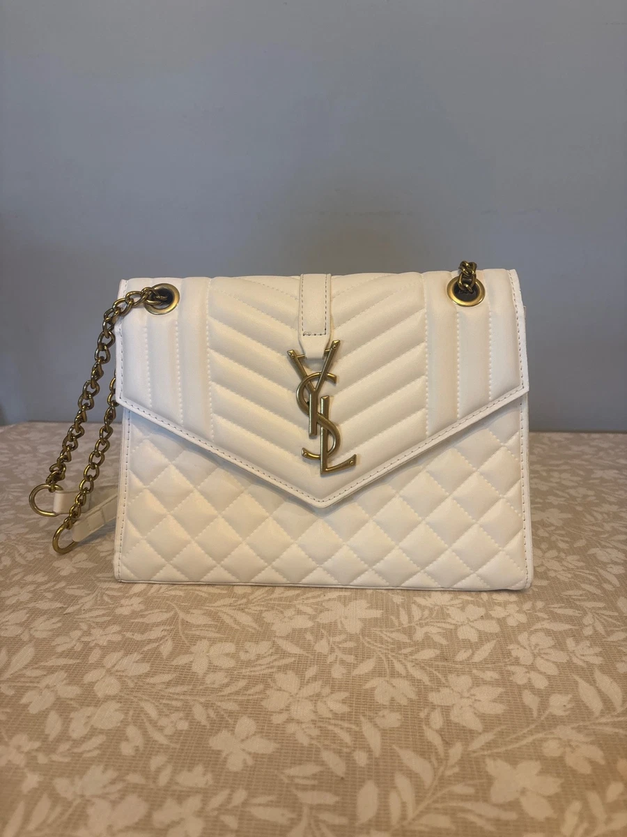 Saint Laurent White Bags & Handbags for Women for sale | eBay