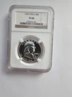 SILVER 1956 P PF68 FRANKLIN HALF DOLLAR GRADED NGC 50C P MINT 90% AG COIN TYPE 2