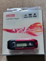 Goodmans 1GB USB MP3 Player - Cherry Red (GMP31GS) LCD Display 