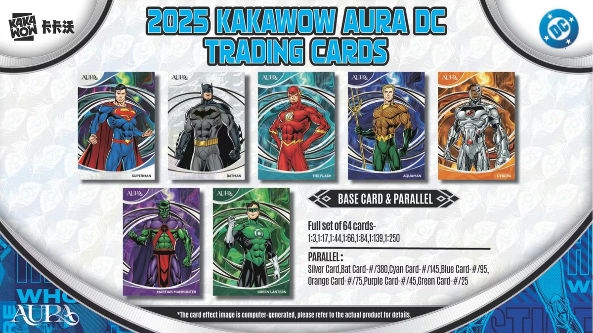 2025 Kakawow Aura DC Trading Cards Standard Hobby Box Sealed
