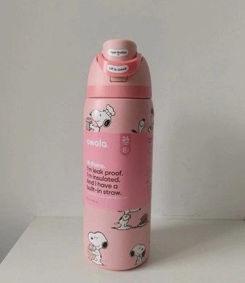 SALE - Owala FreeSip 32oz Pink Snoopy Peanuts Exclusive Edition