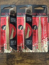 Revlon GOLD SERIES Slant  Point Tip Tweezer - Titanium Coated 42018 - 3 Pack