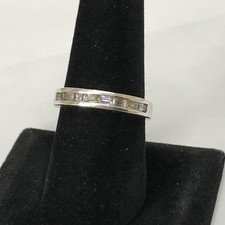 Sterling Silver Quartz Ring Size 8 3.6grams