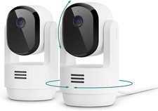 Essential Indoor Pan Tilt Zoom Security Camera 2K Wired - 2-Cam