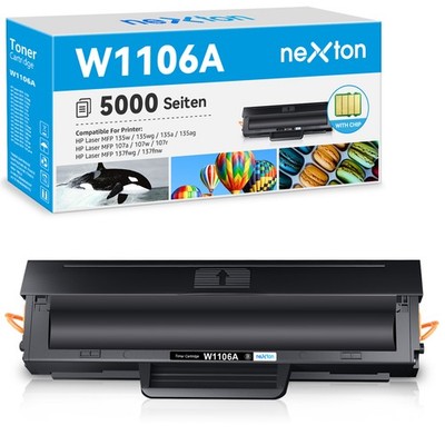 XXXL Toner für HP 106A W1106A mit CHIP Laser MFP 135wg MFP 137fwg MFP 135w 135ag