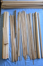 Huge Box of Premium Contest Sanded Balsa Wood Sheets Pieces for Model Builders
