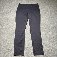 Eddie Bauer Pants Womens 6 Blue Trail Tight High Rise Side Zip Leggings Stretch