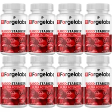 Forgelabs Blood Stabilizer Ultra Potency For Healthy Heart - 8 Bottles