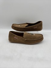 Image of Polo Ralph Lauren Men’s Brenan Bear Slippers Brown Suede UK 8 EU 42 New