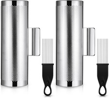 Kathfly 4 Pcs Guiro Instrument Metal Stainless Steel Musical Latin Percussion Sh