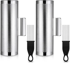 Kathfly 4 Pcs Guiro Instrument Metal Stainless Steel Musical Latin Percussion Sh