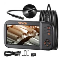 VEVOR Borescope Triple Lens Endoscope Camera with Light, 4.5" Screen 451P