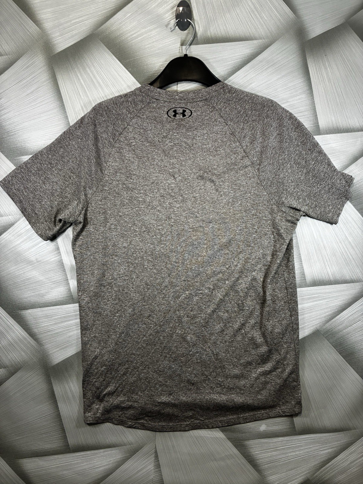 Under Armour Men's S Grey HeatGear Short Sleeve Gym Compression Shirt image 5