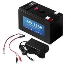 12V12Ah Rechargeable LI-ION Battery For RV Fish Finder Alarm System Lighting