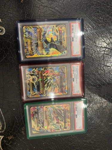 PSA 1 SEQUENTIAL SET MEGA RAYQUAZA#98 PRIMAL GROUDON#97 PRIMAL KYOGRE#96 1 OF 2
