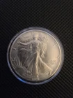 1991 American Silver Eagle 1 Troy Oz .999 Fine Silver in capsule