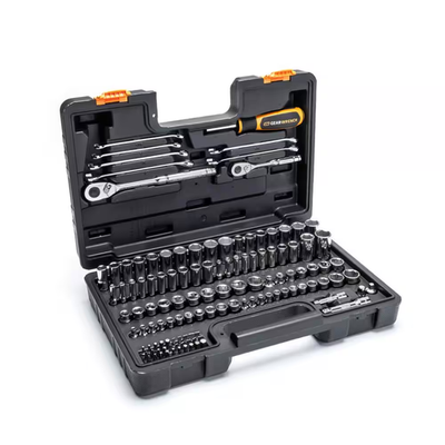 #ad #ad 1 4 In. and 3 8 In. SAE MM Mechanics Hand Tool Set 121 Piece $125.10