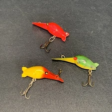 Vintage LUHR JENSEN Hot Shot Eddie Pope Pre-Rapala Lot of 3 California Group 1