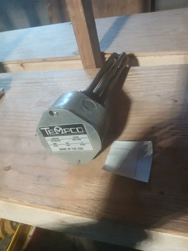 New Tempco Tsp02103 Screw Plug Immersion Heater 240v 3ph 3000 Watt
