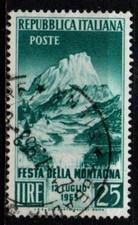 Italy Republic 1953 Mountain Festival - 25 lire used