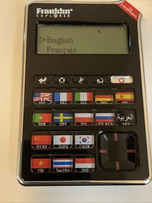 Franklin Explorer 16 Language Phrasebook Translator 2009 EST-4016