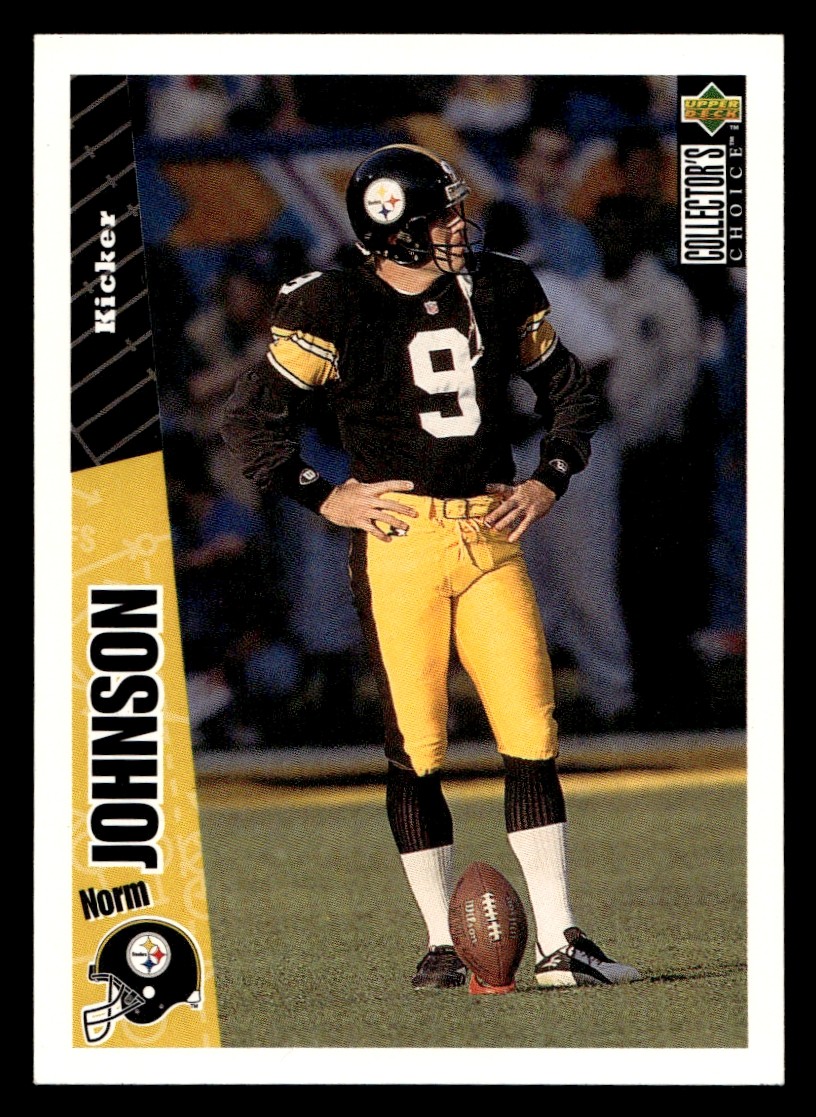 1996 Collector's Choice Norm Johnson #281 Pittsburgh Steelers