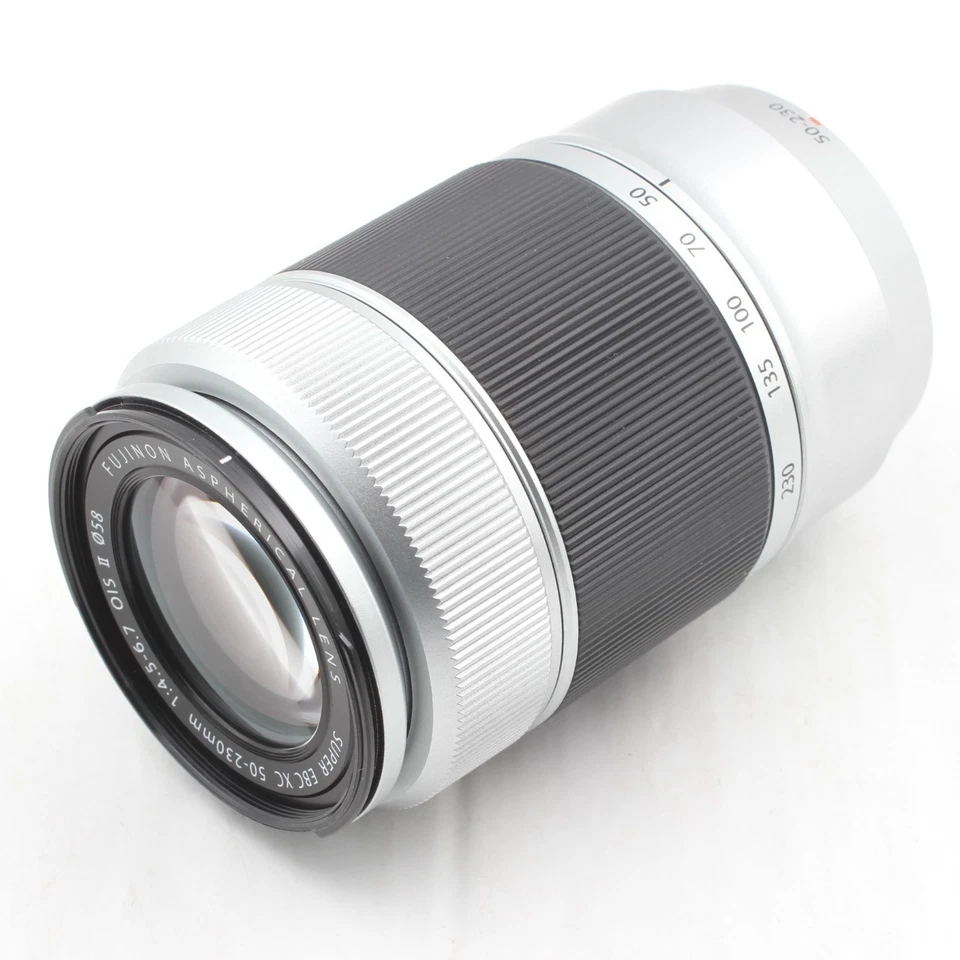 【MINT】Fujifilm Fujinon XC 50-230mm f/4.5-6.7 Aspherical OIS Silver w/ Hood Japan - Image 3 of 4