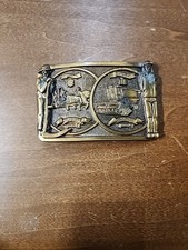Vintage Spec Cast Inc McCormick Reaper INTERNATIONAL HARVESTER Belt Buckle LE