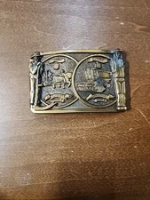 Vintage Spec Cast Inc McCormick Reaper INTERNATIONAL HARVESTER Belt Buckle LE