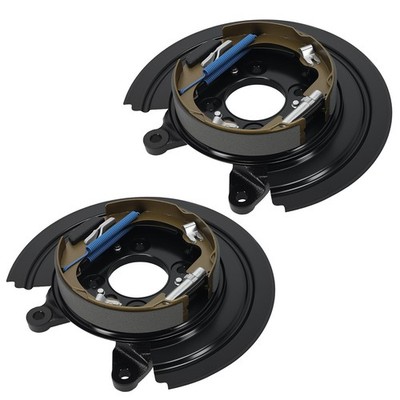 Pair Parking Brake Adapter Assembly Rear for RAM 1500 2013-2021 4779823AB Black