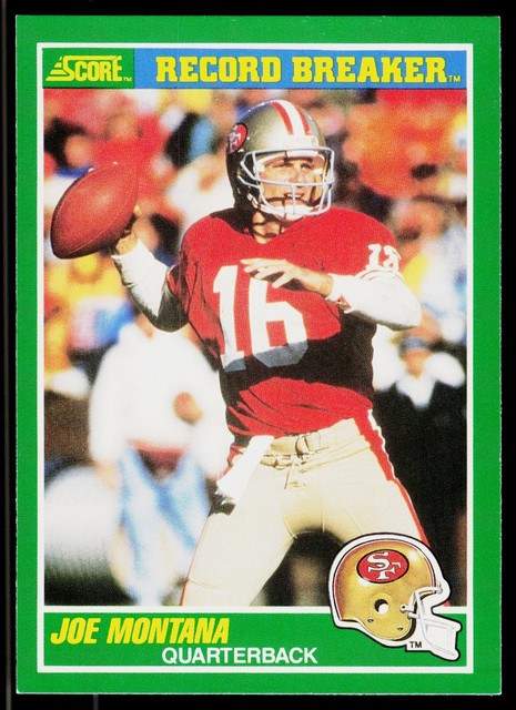 Joe Montana, 1989 Score, #329, San Francisco 49ers