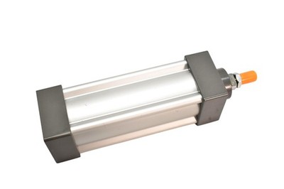 E-MC NBC50-0400-S Double-Acting Pneumatic Cylinder 0.1-1.0MPa Silver Gray Body