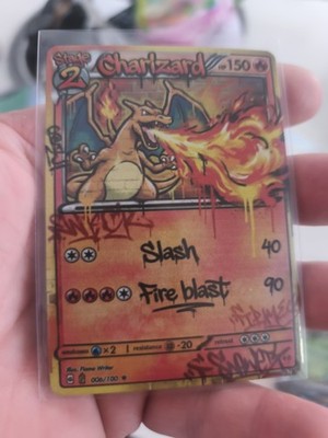 Pokemon CCG Glurak Ex Custom CCG Karte In Top Zustand Pokemon China Custom Card
