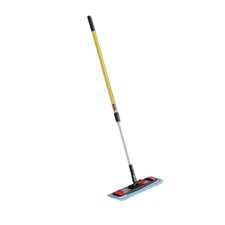 RCP 2132426 Adaptable Flat Mop Kit - Blue Head/Yellow Handle New