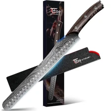 SYOKAMI Brisket Slicing Knife 12 Inch Multifunction Carving Knife for Meat Cu...